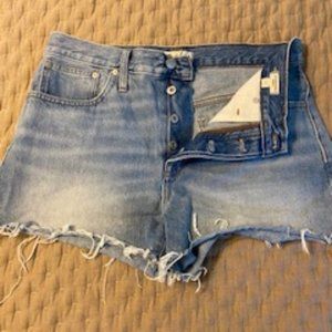 MADEWELL High Rise Denim shorts- Relaxed Fit